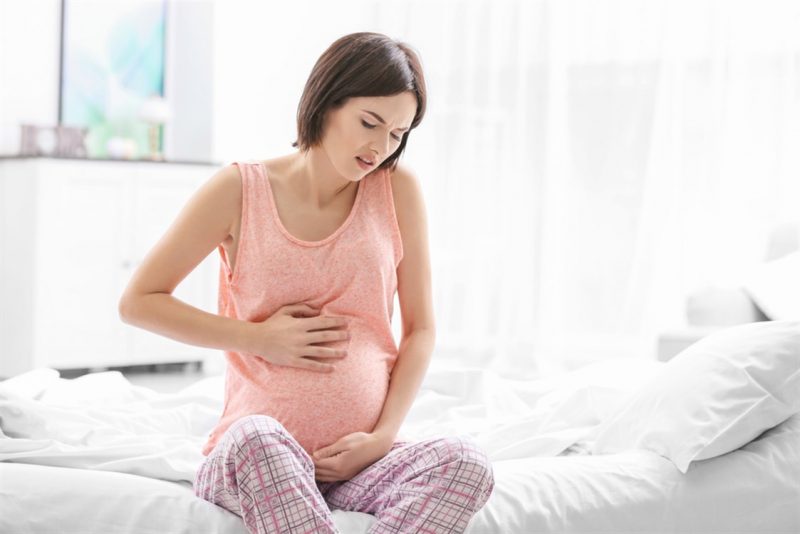 متى يكون المغص خطر على الحامل ؟